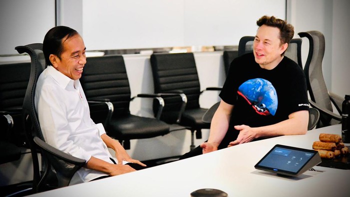 Jokowi Bertemu Elon Musk dan Para Pengusaha AS Untuk  Investasi di Sejumlah Perusahaan Tambang