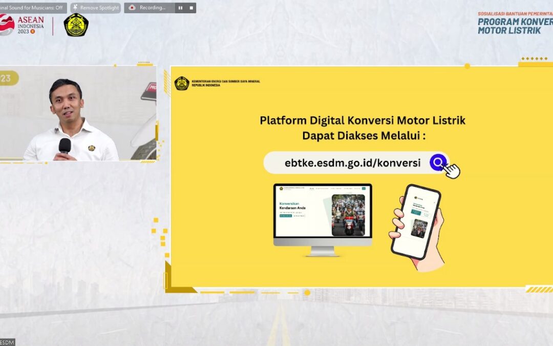 Cukup Daftar Online, Begini Proses Konversi Motor BBM ke Motor Listrik