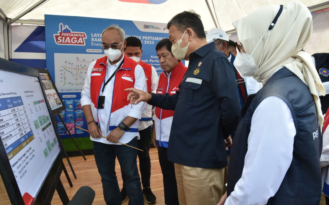 Tinjau Fasilitas BBM di Jalur Perbatasan Jawa – Sumatera, Menteri Arifin: Antisipasi Lonjakan Kebutuhan dan Tingkatkan Pelayanan